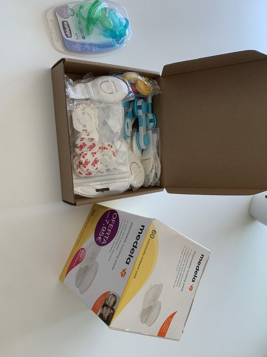 Boxes of protective items and additional pacifier offer64585837049857120