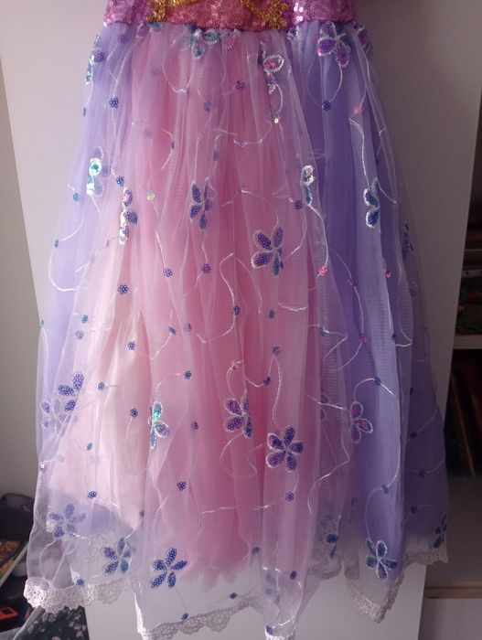 Сукня з аксескарами ,сукня на новорічний ранок,сукня рапунцель