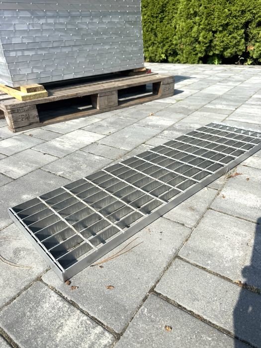 Stopnie schodowe metalowe 99x28cm krata Wema stopnica podest wycieraczka trepy schody