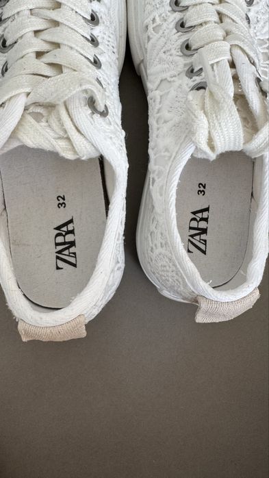 Zara koronkowe trampki 32 tenisówki