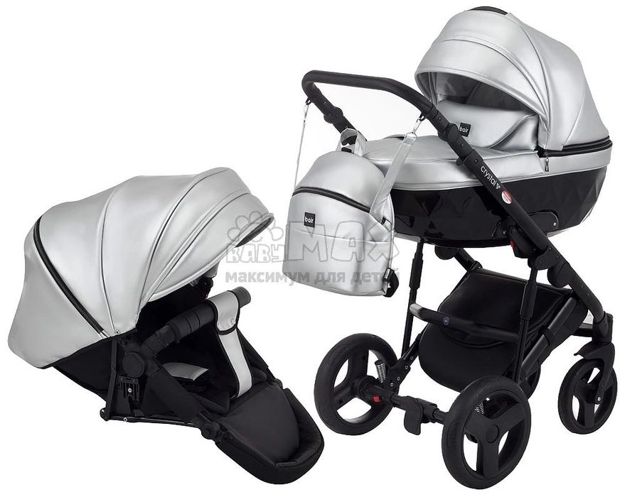 Коляска, візок, 2 в 1 bair crystal, carello, cybex