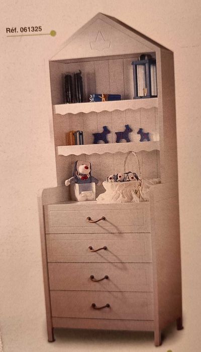 Quarto de Criança Eguizier Marin Marine Branco evolutivo.