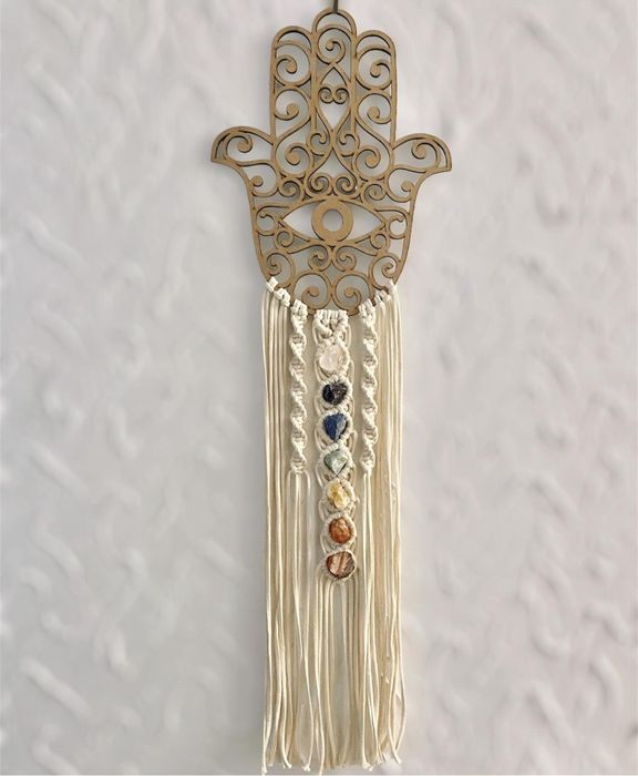 Mão de Fátima - Cristais 7 Chakras Reiki