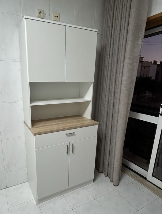 Louceiro em melamina branca