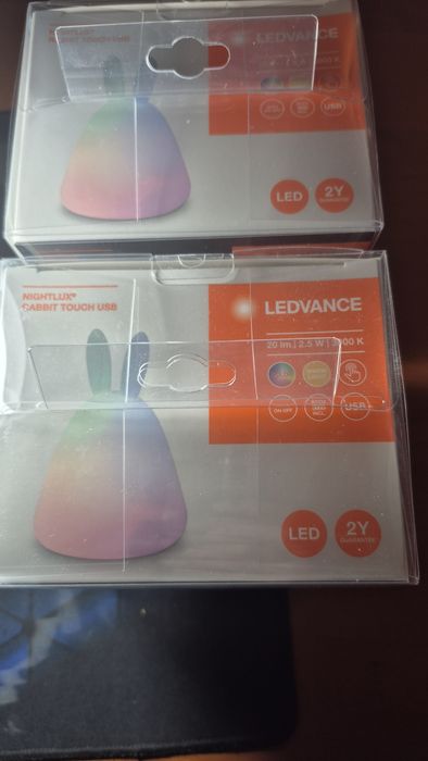 Ночник аккумуляторный.LEDVANCE Nightlux Touch LED Rabbit + USB+ RGBW.
