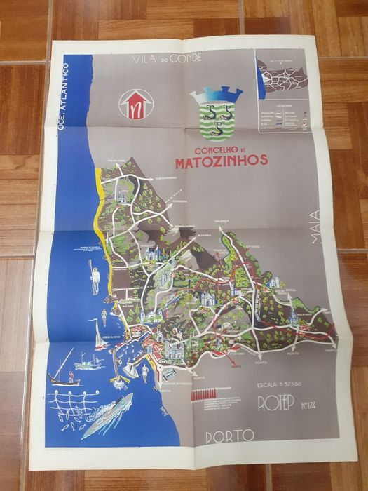 Mapa/roteiro ROTEP, Matosinhos