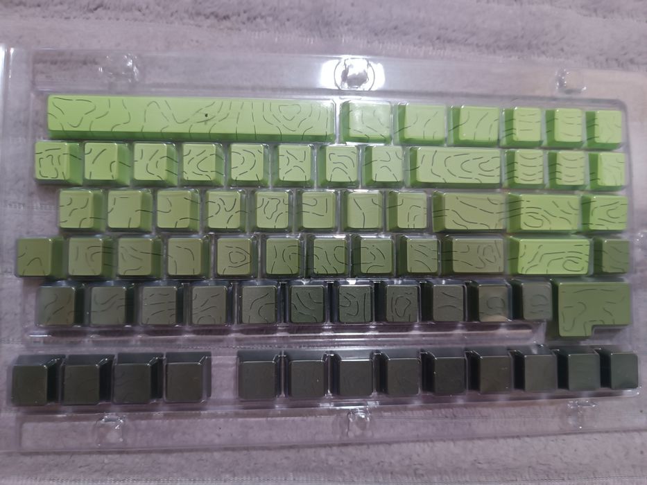 Клавіши для клавіатури колір зелений чай.