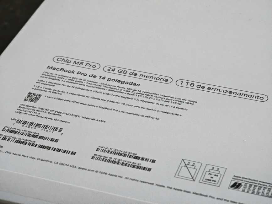 Macbook Pro (M5 Pro) 24GB