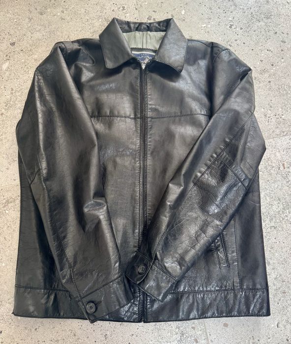 klasyczna kurtka skórzana Tommy Hilfiger 56 (2XL) - stan mega