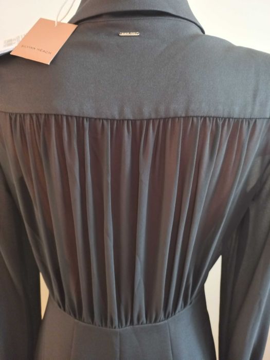 Prosta, elegancka czarna sukienka SILVIAN HEACH roz. XS, S, L