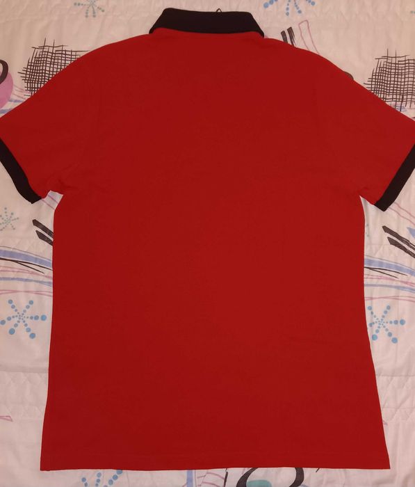 Polo manga curta AC Milan