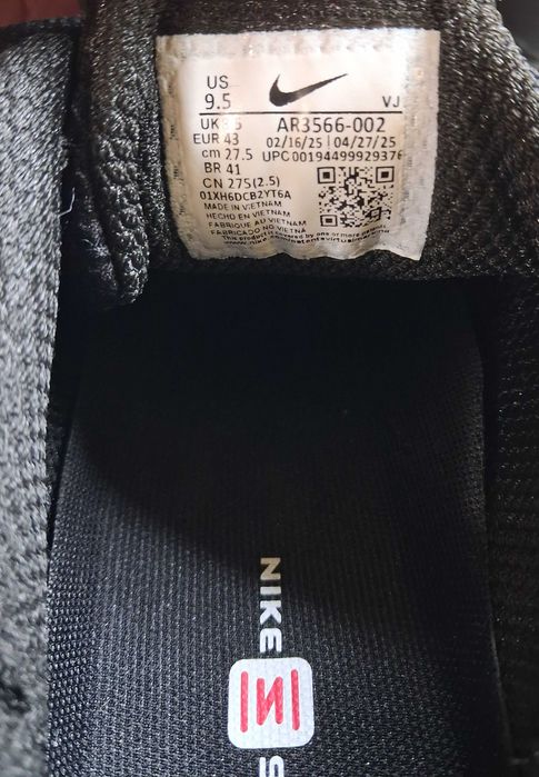 Męskie Buty Nike Shox TL Black Max Orange AR3566 roz. 43