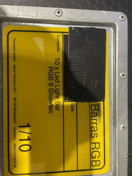 Barras de leds com caixa