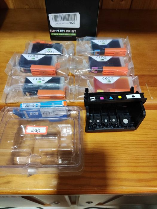 Tinteiros + Cabeça de Impressão HP 364