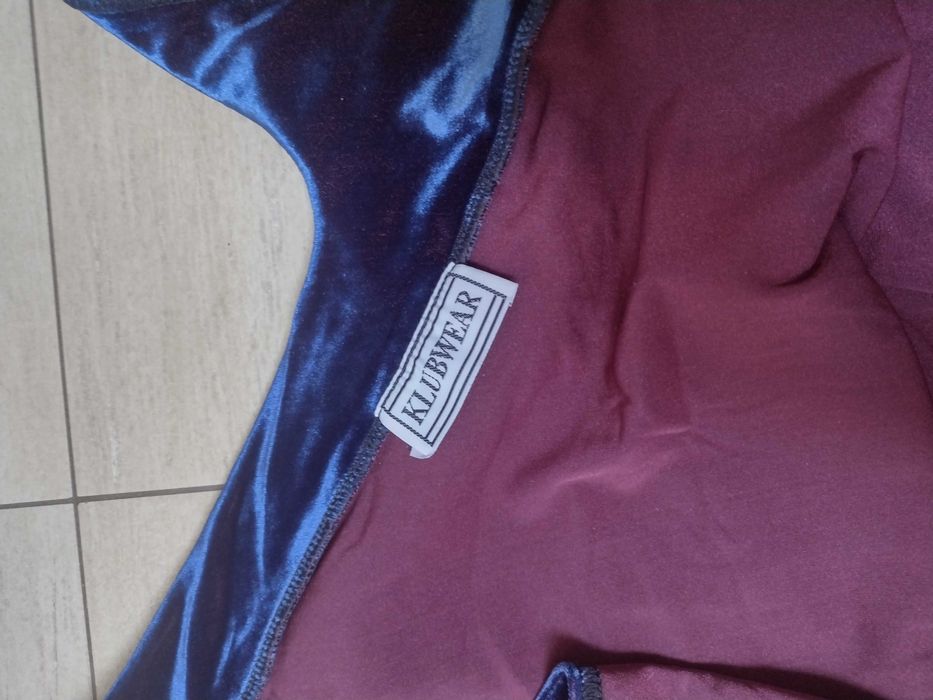 Sukienka welurowa wizytowa sylwestrowa rozmiar 36 -38