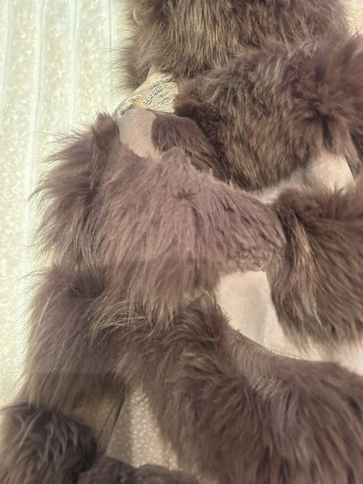 Безрукавка натуральний песець