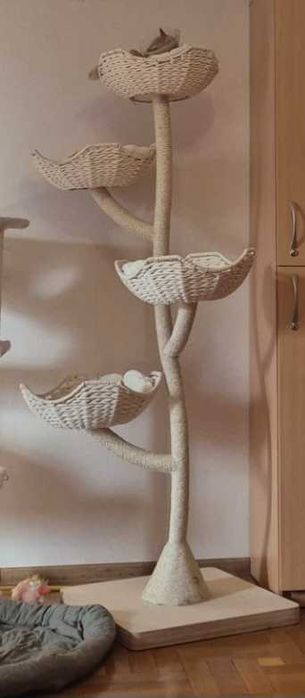 Дерево-квіткка, комплекс, лежанка, дряпалка (когтеточка) для котиків