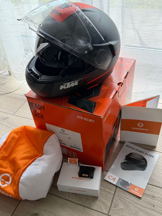 Kask Schuberth C4 KTM  r. 55 plus interkom Schuberth SC1 -