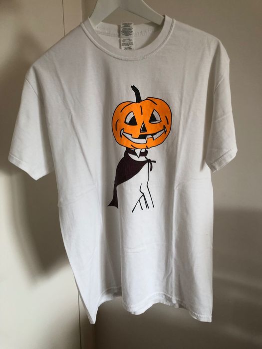 Camisola branca 100% algodão de Halloween M