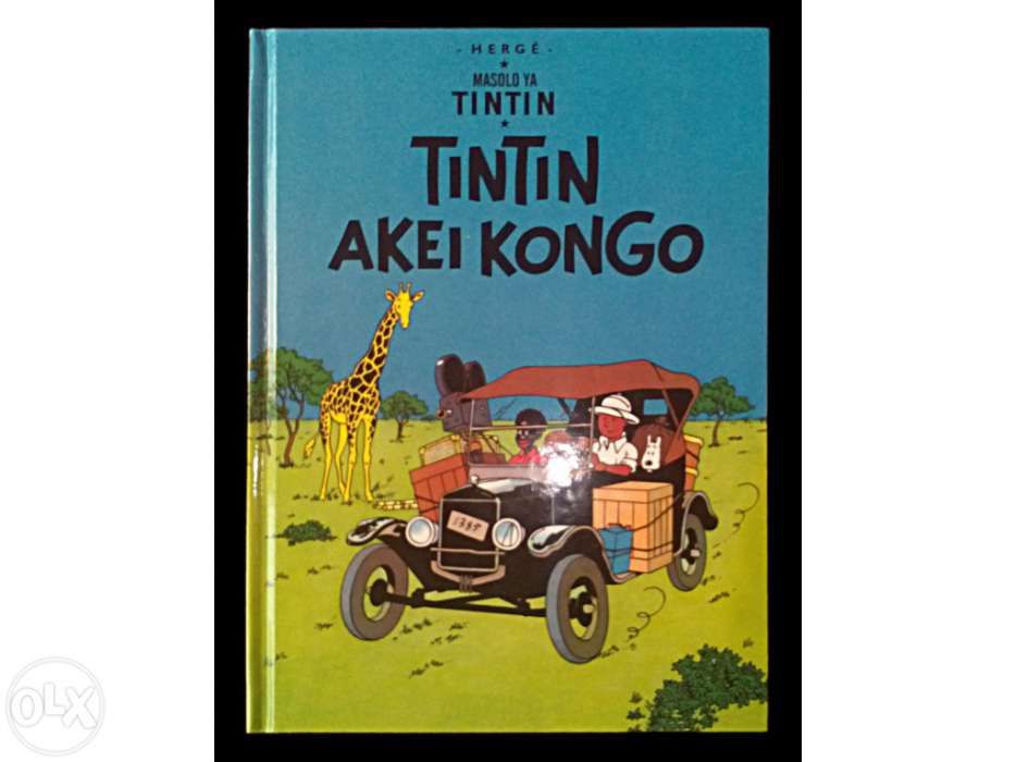 versão rara Tintin akei kongo