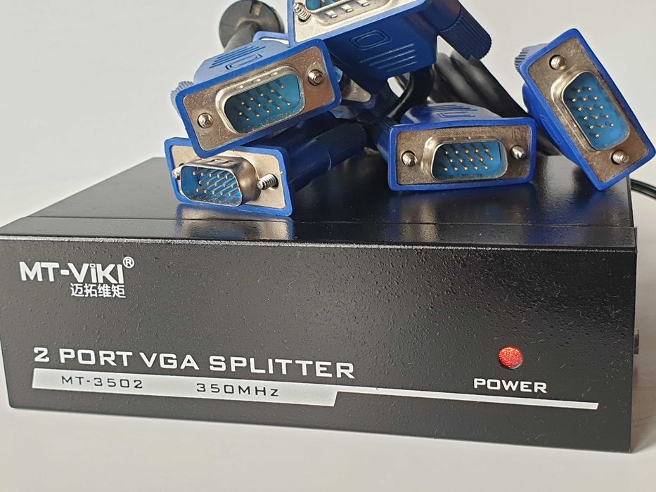 VGA спліттер MT-VIKI 2 Port 1920x1440 60 Гц 1080P FHD 3 VGA кабель