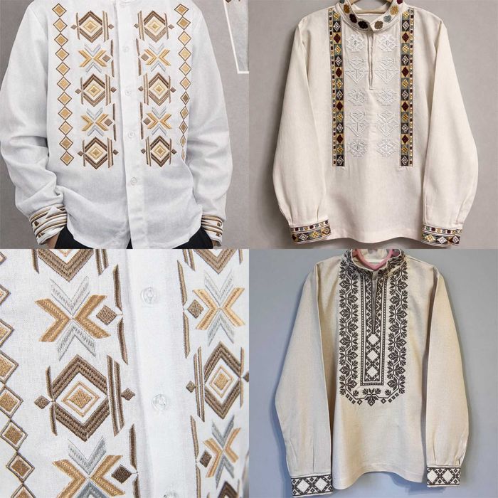 Дитяча вишиванка на хлопчика з льону українська сорочка для хлопчика