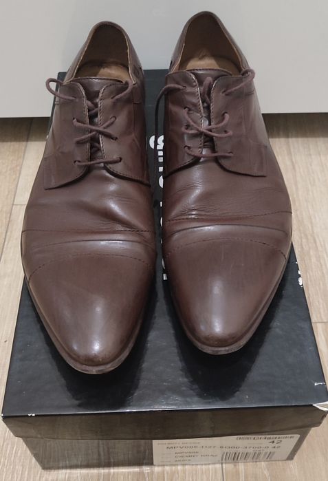 Buty wizytowe ciemny brąz Gino Rossi 42