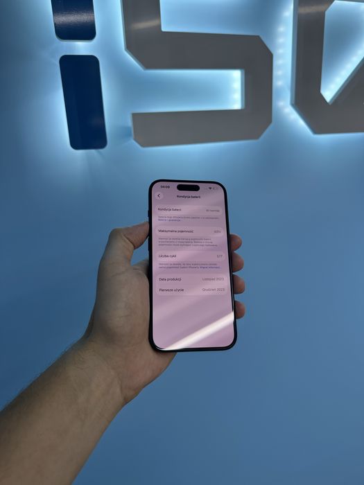 iPhone 15 PRO 128 GB BATERIA 93% GWARANCJA 12 miesiecy  !!!