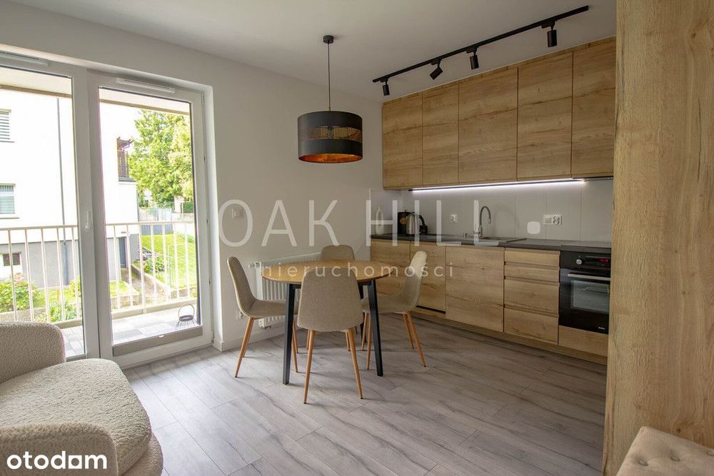 Apartament 2 pokoje z pięknym balkonem, garaż