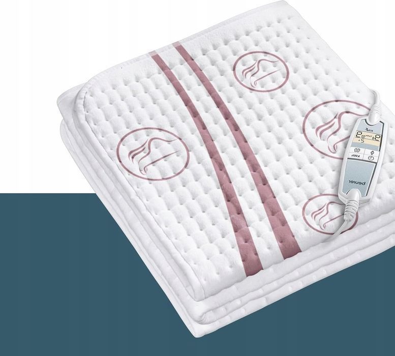 Koc z poliestru elektryczny Beurer UB90 80x150 cm wielokolorowy