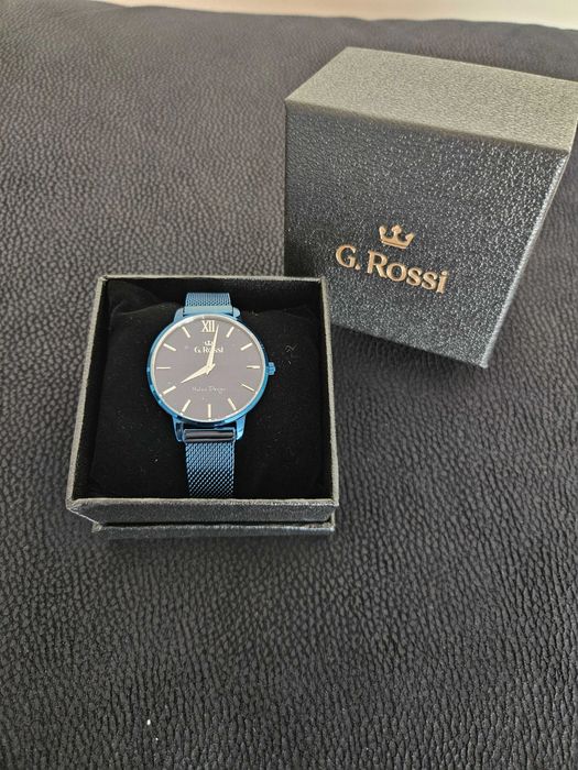 Zegarek Damski G.Rossi + BOX Niebieski