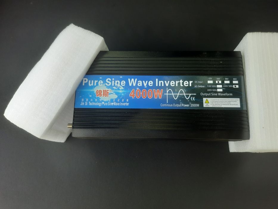 Інвертор 12v, 24v на 220v;  чиста синусоїда. Інтелект. охолод