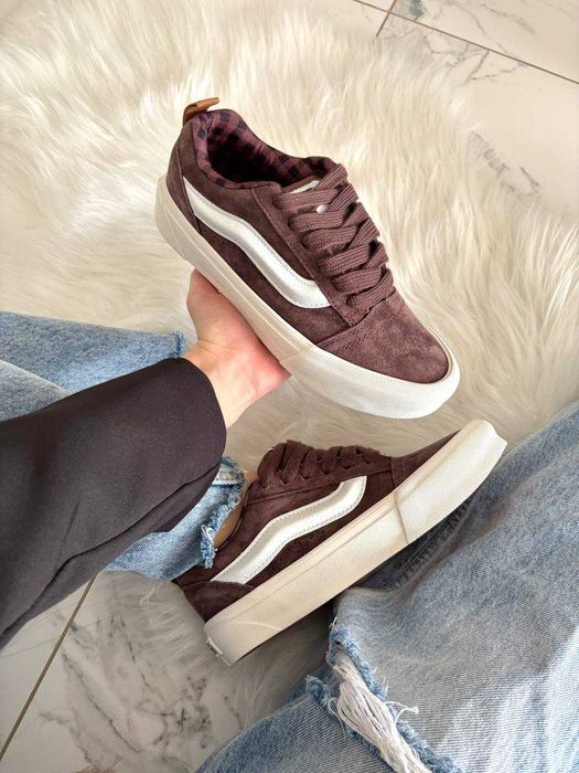 Vans KNU Skool Brown White