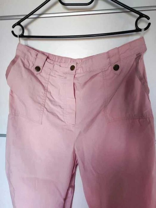 Marks & Spencer r 46 bawełniane spodnie na lato plus size
