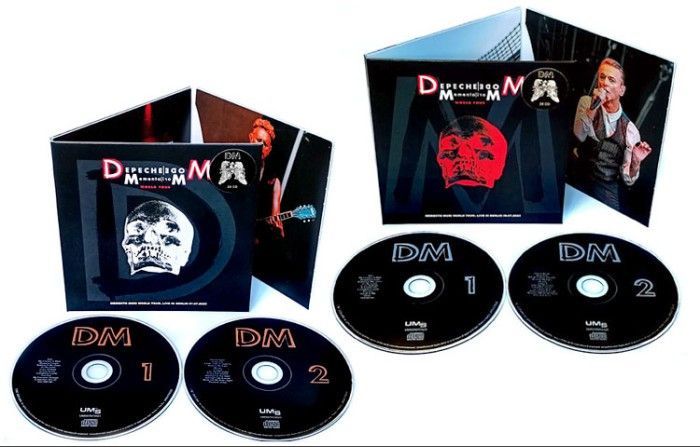 DEPECHE MODE Memento Mori Tour - Live Berlin 07+09.07.2023 BOX 4CD EU