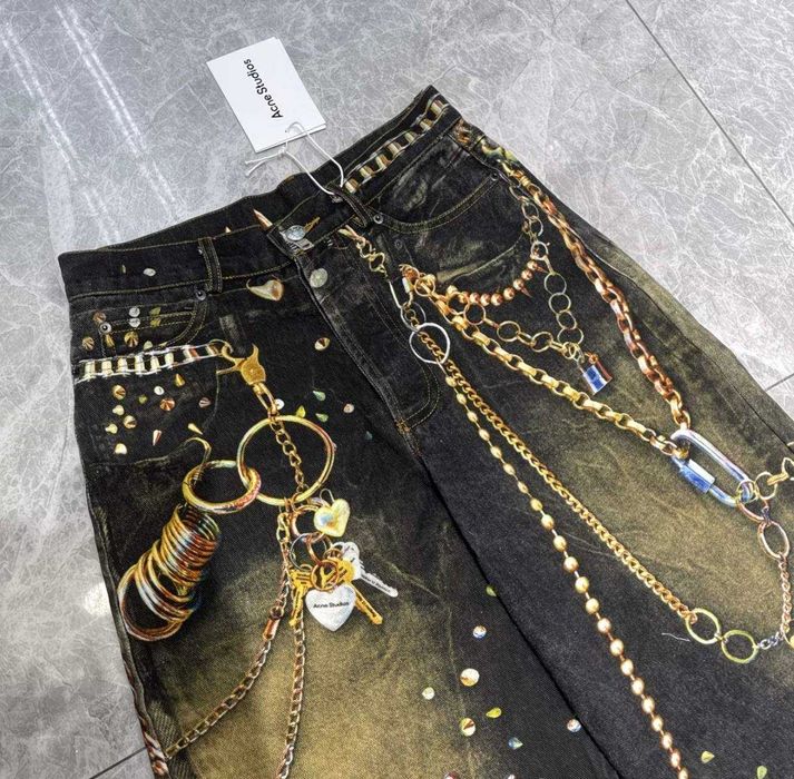В наявності | Штани Acne Studios jeans джинси rap baggy
