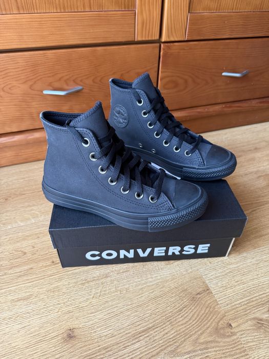 All Star - Converse - cor Preto - em Pele - 36