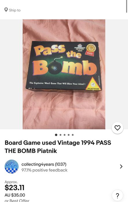 Настольна гра передай бомбу англійська мова