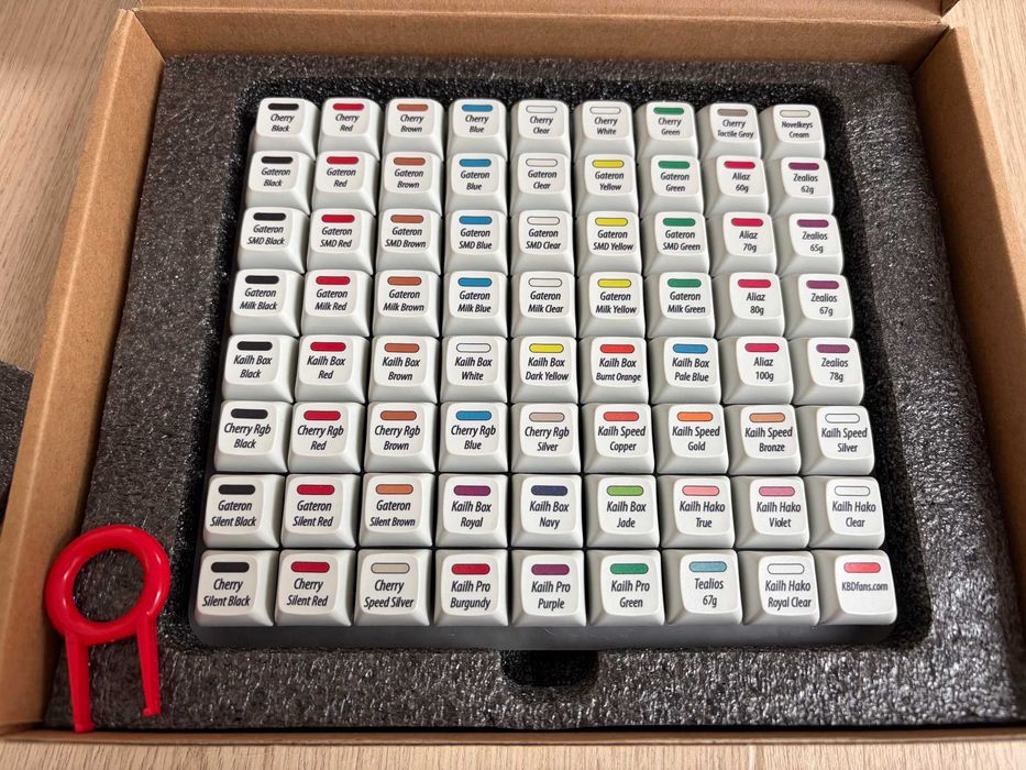 Ultimate 72-Mechanical Key Switches Tester Kbdfans