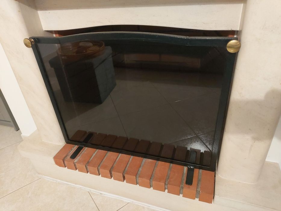 Resguardo / Porta de Lareira em Vidro Temperado – 69x52 cm