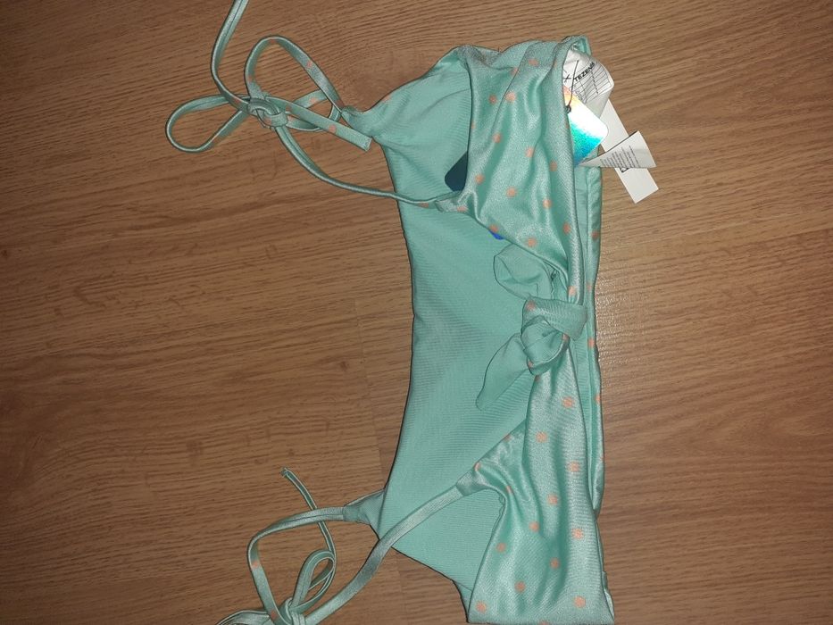 NOVO! Biquíni verde água com bolinhas da Tezenis. Tamanho S