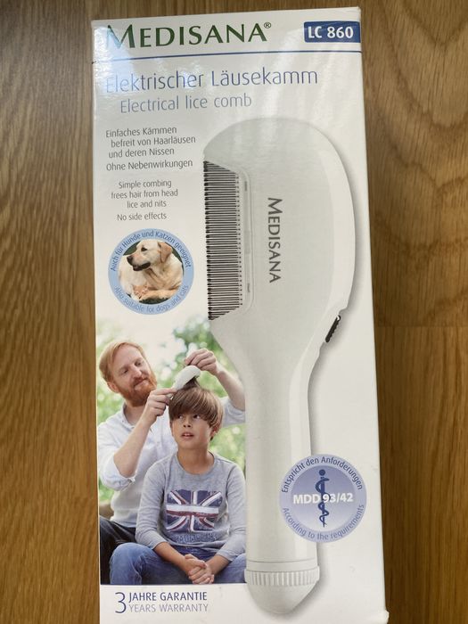 Електричний гребінь для вошей (блох) для тварин Medisana LC860