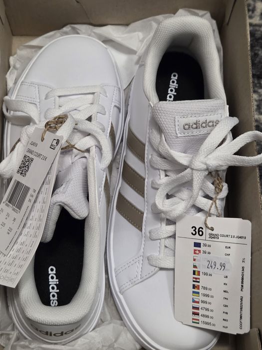 Adidasy biale rozmiar 36