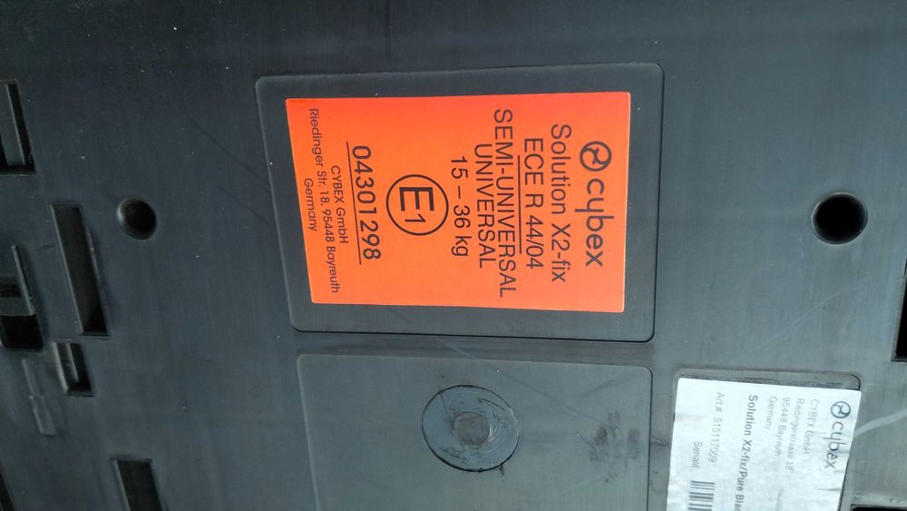 Cadeira de segurança grupo 2 e 3 isofix