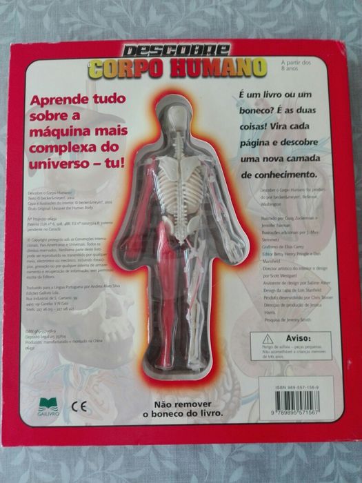 Livro "Descobre o Corpo Humano"