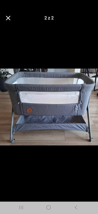 Łóżeczko dostawne Lionelo Leonie Plus Grey Stone 3w1+gratisy