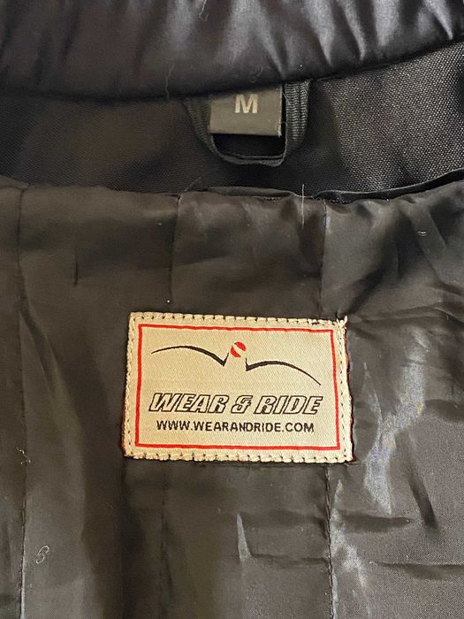 Blusão/casaco motard, preto, de senhora, marca WEAR & RIDE