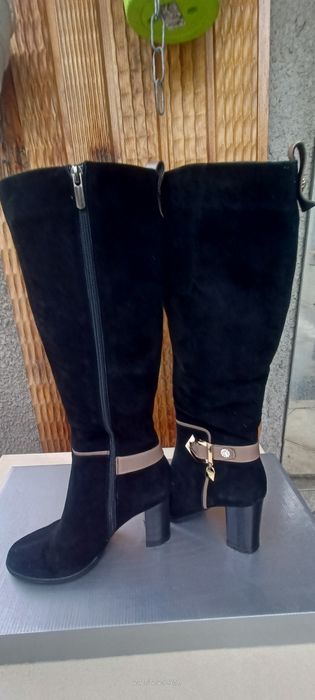 Сапоги замшевые Vera Gomma.