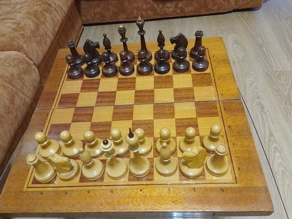 Шахматы большие дерево СССР