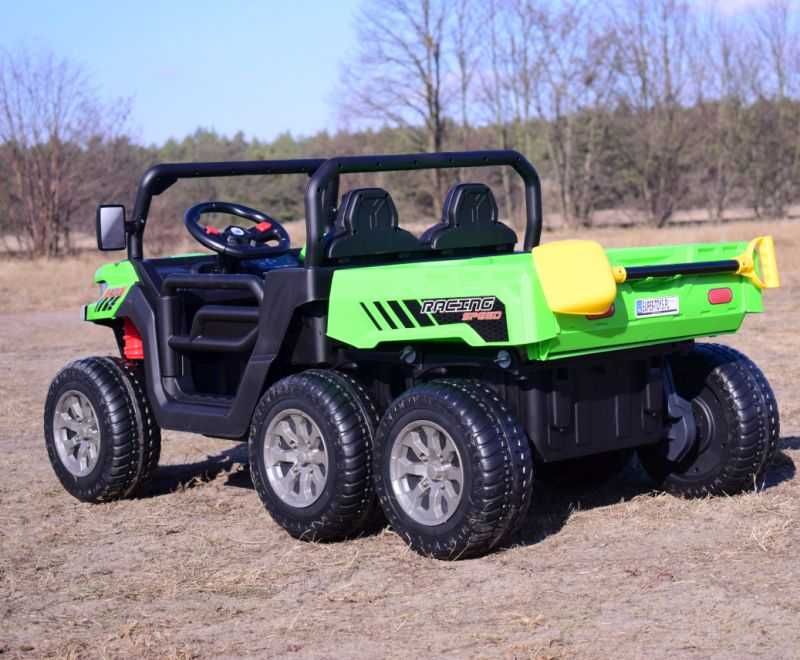 Auto samochód na akumulator autko BUGGY 6 KOŁOWY dla 2 os wywrotka